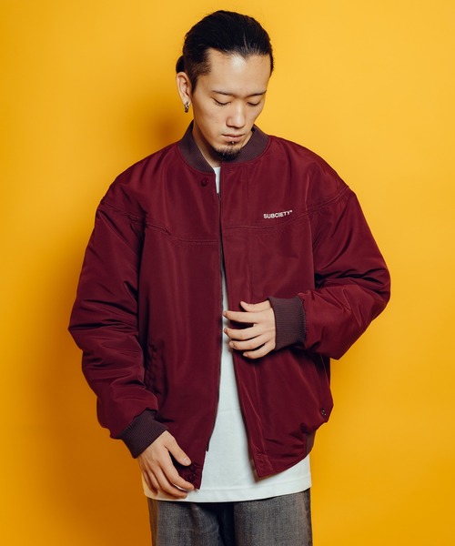 Subciety（サブサエティ）の「Derby jkt（ブルゾン・メンズ・ブラック/ネイビー/バーガンディー・X-LARGE/LARGE/MEDIUM/SMALL）」の13枚目の写真