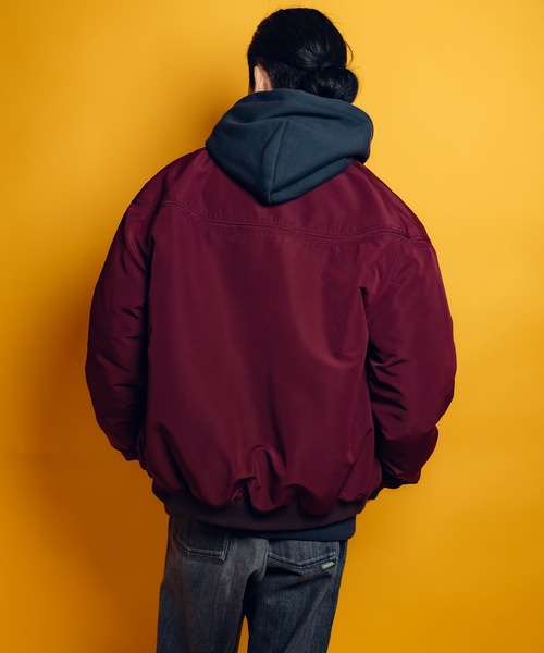 Subciety（サブサエティ）の「Derby jkt（ブルゾン・メンズ・ブラック/ネイビー/バーガンディー・X-LARGE/LARGE/MEDIUM/SMALL）」の15枚目の写真