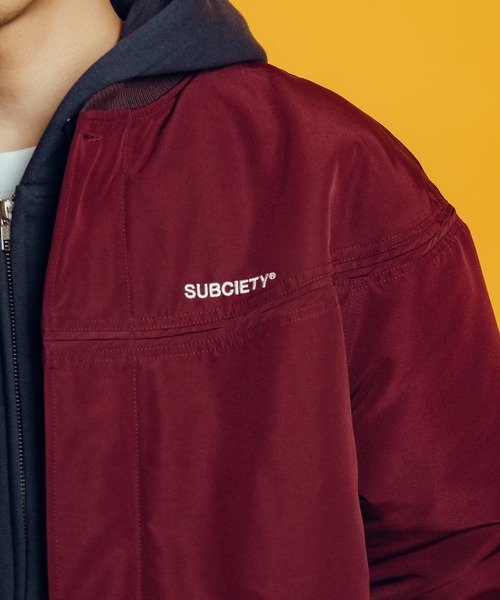 Subciety（サブサエティ）の「Derby jkt（ブルゾン・メンズ・ブラック/ネイビー/バーガンディー・X-LARGE/LARGE/MEDIUM/SMALL）」の16枚目の写真