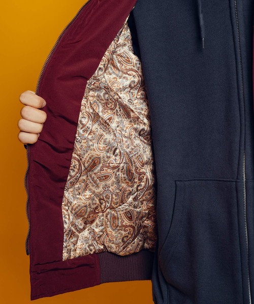 Subciety（サブサエティ）の「Derby jkt（ブルゾン・メンズ・ブラック/ネイビー/バーガンディー・X-LARGE/LARGE/MEDIUM/SMALL）」の17枚目の写真