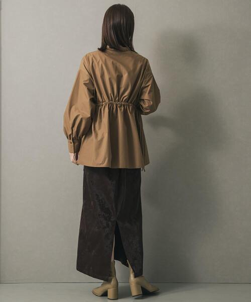 SENSE OF PLACE by URBAN RESEARCH（センスオブプレイスバイアーバンリサーチ）の「ウエストタックボリュームスリーブブラウス（シャツ/ブラウス・レディース・オフホワイト/モカ/ブルー系その他・ONE）」の19枚目の写真