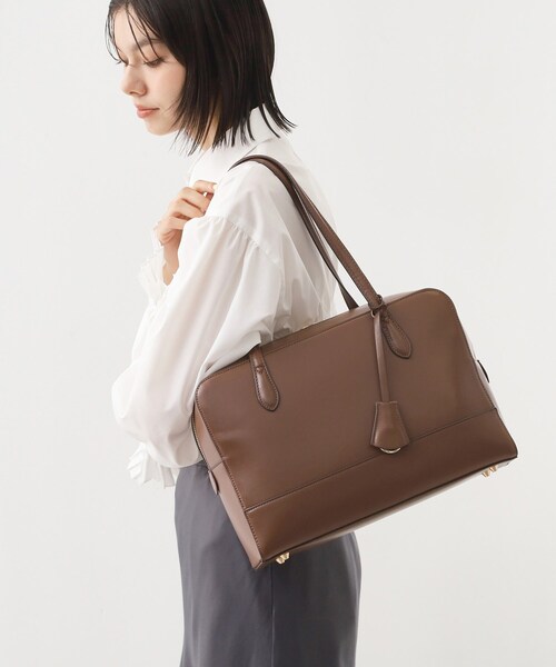 THE SHOP TK (ザ ショップ ティーケー )の「スクエアボストンバッグ(ボストンバッグ・レディース・ブラック/ブラウン系・00)」の13枚目の写真