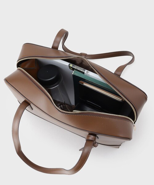 THE SHOP TK (ザ ショップ ティーケー )の「スクエアボストンバッグ(ボストンバッグ・レディース・ブラック/ブラウン系・00)」の22枚目の写真