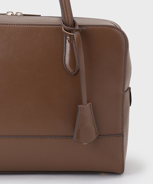 THE SHOP TK (ザ ショップ ティーケー )の「スクエアボストンバッグ(ボストンバッグ・レディース・ブラック/ブラウン系・00)」の3枚目の写真