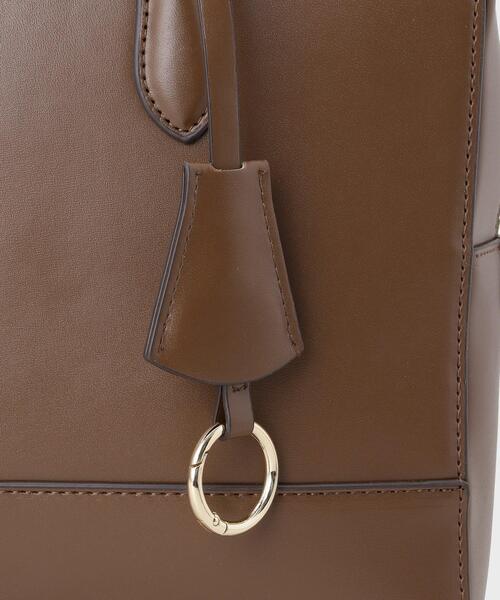 THE SHOP TK (ザ ショップ ティーケー )の「スクエアボストンバッグ(ボストンバッグ・レディース・ブラック/ブラウン系・00)」の7枚目の写真