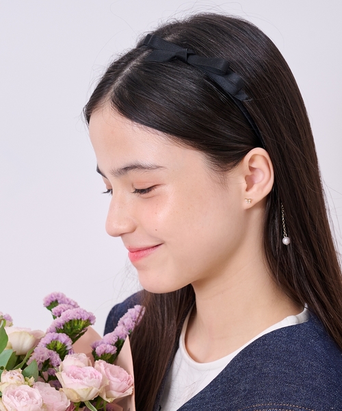 イヤリング風カチューシャ（その他ヘアアクセサリー）｜pom ponette