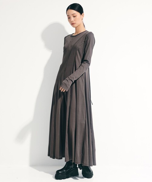 STUDIOUS/ステュディオス】Deconstructed Jersey Dress/デコンストラク