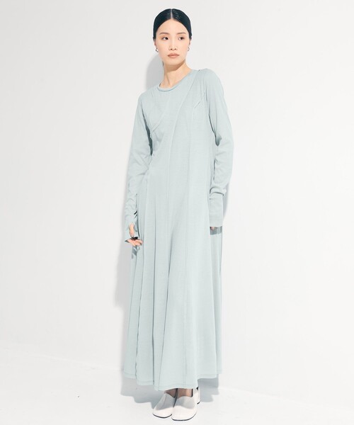 STUDIOUS/ステュディオス】Deconstructed Jersey Dress/デコンストラク