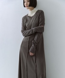 STUDIOUS（ステュディオス）の「【STUDIOUS/ステュディオス】Deconstructed Jersey Dress/デコンストラクテッドジャージードレス/ワンピース（ワンピース）」
