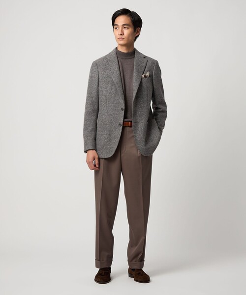 UNITED ARROWS(ユナイテッドアローズ)の「DI PRAY ブークレ シングル 3ボタン テーラードジャケット C‐MODEL(テーラードジャケット・メンズ・グレー系・48/46/44/50)」の3枚目の写真