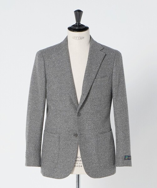 UNITED ARROWS(ユナイテッドアローズ)の「DI PRAY ブークレ シングル 3ボタン テーラードジャケット C‐MODEL(テーラードジャケット・メンズ・グレー系・48/46/44/50)」の8枚目の写真