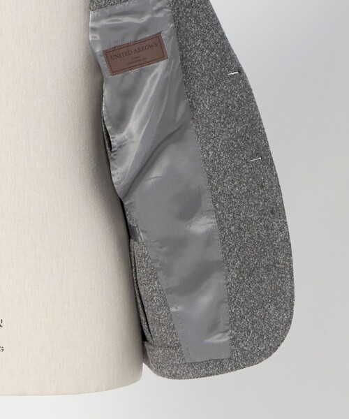 UNITED ARROWS(ユナイテッドアローズ)の「DI PRAY ブークレ シングル 3ボタン テーラードジャケット C‐MODEL(テーラードジャケット・メンズ・グレー系・48/46/44/50)」の12枚目の写真