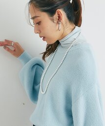 un dix cors | 《リラクシーな着心地》シアーフライスタートルネック(Tシャツ/カットソー)