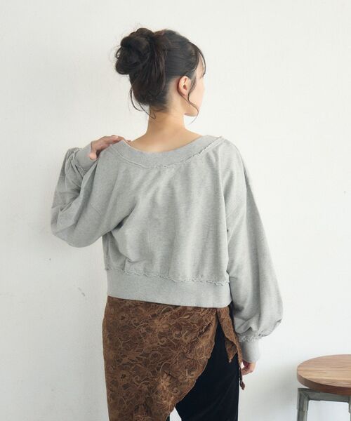 RETRO GIRL(レトロガール)の「【セットアップ対応】WZIPスウェット(スウェット・レディース・ブラウン/ライトグレー/チャコールグレー・FREE)」の16枚目の写真