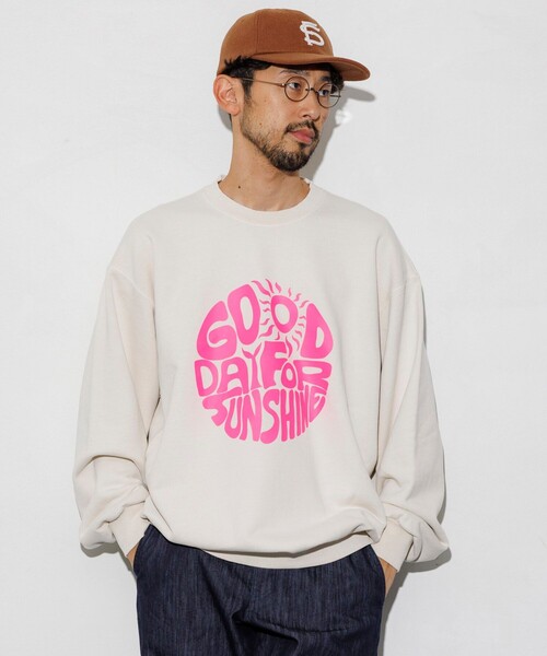 Jonas Claesson(ジョナスクレアッソン)の「JONAS CLAESSON/ジョナス クレアッソン In Side Out Good Day Neon SWT/インサイドアウト グッドデイ ネオン デザインスウェット/リバーシブル(スウェット・メンズ・ブラウン/チャコールグレー/オフホワイト・LARGE/MEDIUM)」の6枚目の写真