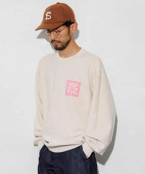 Jonas Claesson(ジョナスクレアッソン)の「JONAS CLAESSON/ジョナス クレアッソン In Side Out Good Day Neon SWT/インサイドアウト グッドデイ ネオン デザインスウェット/リバーシブル(スウェット・メンズ・ブラウン/チャコールグレー/オフホワイト・LARGE/MEDIUM)」の11枚目の写真