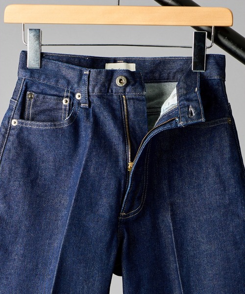 fireservice（ファイヤーサービス）の「【 Fire Service / ファイヤーサービス 】NEW WIDE-STRAIGHT DENIM / ニューワイドストレートデニム（デニムパンツ・レディース・インディゴブルー・24inch/25inch/26inch/23inch/27inch/28inch）」の3枚目の写真