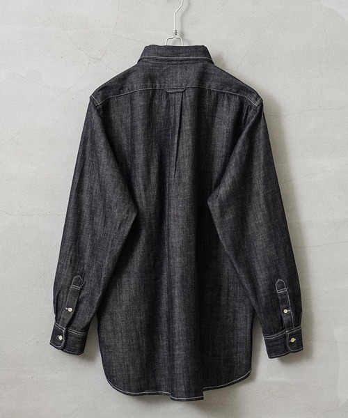 HOUSTON（ヒューストン）の「HOUSTON 41256 DENIM BD SHIRT（シャツ/ブラウス・メンズ・インディゴブルー/ブルー系その他/ブルー系その他2・L/XL/XXL/M）」の6枚目の写真
