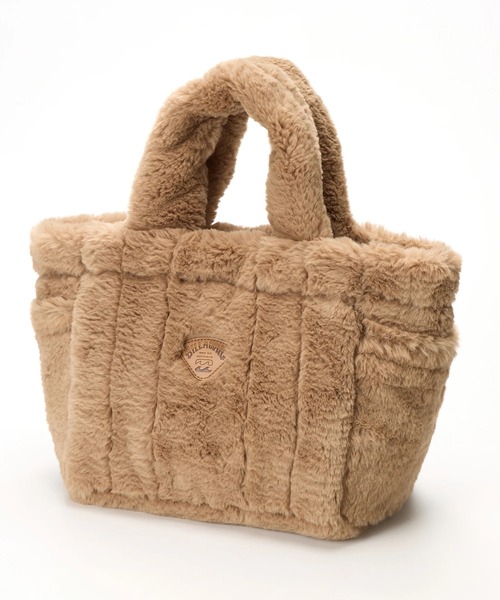 BILLABONG(ビラボン)の「BILLABONG レディース FUR MINI TOTE BAG トートバッグ 【2025年秋冬モデル】 @autumn /ビラボンロゴワンポイントエコファーミニトートバッグ(トートバッグ・レディース・ホワイト/ブラック/ベージュ/ブラウン系その他・FREE)」の12枚目の写真