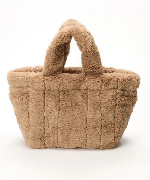 BILLABONG(ビラボン)の「BILLABONG レディース FUR MINI TOTE BAG トートバッグ 【2025年秋冬モデル】 @autumn /ビラボンロゴワンポイントエコファーミニトートバッグ(トートバッグ・レディース・ホワイト/ブラック/ベージュ/ブラウン系その他・FREE)」の13枚目の写真