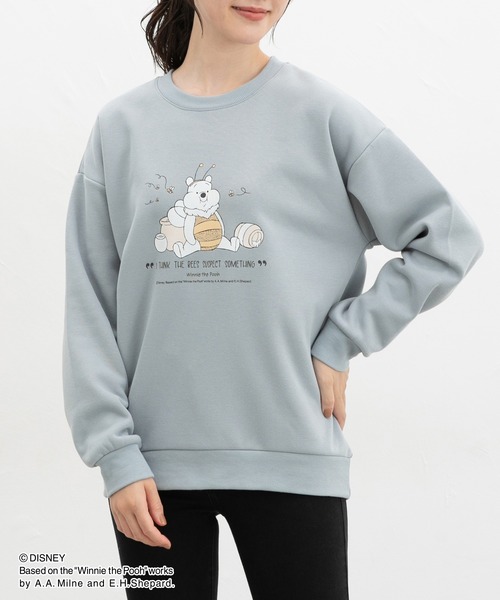 セール】【ハニぽか】プーさん／ゆるトップス（スウェット）｜Honeys