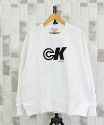 CKJ PREMIUM TERRY LOGO GRAPHIC CN プレミアムテリーロゴグラフィッククルーネック スウェット
