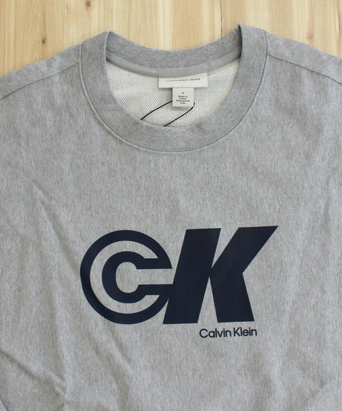 Calvin Klein(カルバン・クライン)の「CKJ PREMIUM TERRY LOGO GRAPHIC CN プレミアムテリーロゴグラフィッククルーネック スウェット(スウェット・メンズ・ホワイト/グレー・XL/L/M)」の12枚目の写真