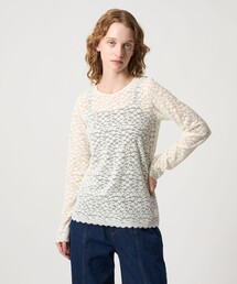 Steven Alan | ＜Steven Alan＞フラワーレース プルオーバー(Tシャツ/カットソー)