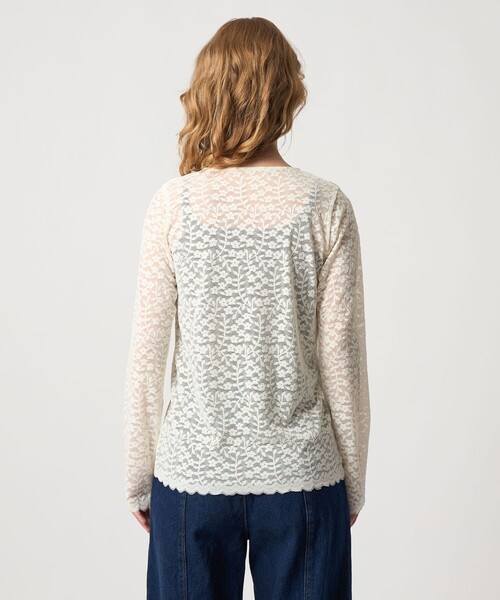 Steven Alan(スティーブンアラン)の「<Steven Alan>フラワーレース プルオーバー(Tシャツ/カットソー・レディース・オフホワイト・FREE)」の5枚目の写真