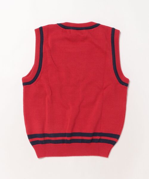 BOBO CHOSES（ボボショーズ）の「Memory knitted vest（ニット/セーター・キッズ・レッド・2-3YEAR/4-5YEAR/6-7YEAR/8-9y/10-11y/12-13y）」の4枚目の写真