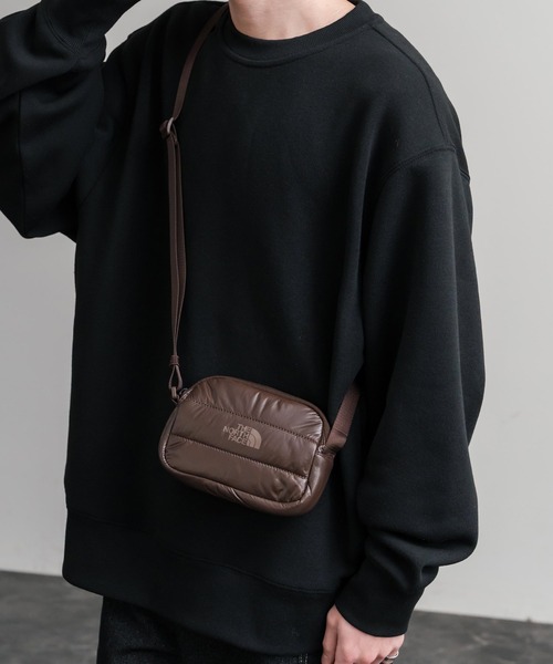 THE NORTH FACE(ザノースフェイス)の「日本未展開モデル WHITE LABEL THE NORTH FACE CHUBBY CROSS BAG MINI ラウンド型キルティングミニクロスショルダーバッグ(ショルダーバッグ・メンズ・クリーム/ブラック/ブラック系/ダークブラウン・FREE)」の12枚目の写真