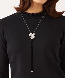 TO BE CHIC（トゥー ビー シック）の「パヴェフラワースライド ネックレス（ネックレス）」