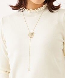 TO BE CHIC（トゥー ビー シック）の「パヴェフラワースライド ネックレス（ネックレス）」