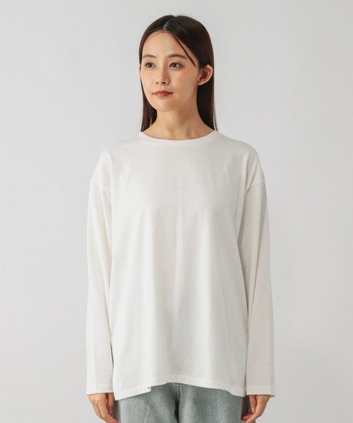 GLOBAL WORK（グローバルワーク）の「シャギーベスト＊長袖セット/581162（ベスト・レディース・チャコールグレー/アイボリー/ダークブラウン・MEDIUM/LARGE）」の10枚目の写真