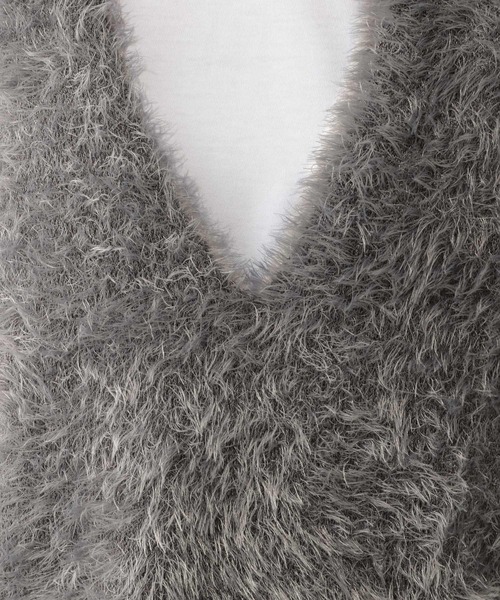 GLOBAL WORK（グローバルワーク）の「シャギーベスト＊長袖セット