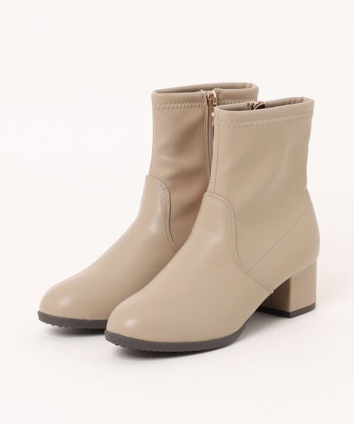 WILL BE（ウィルビー）の「【WILL BE】レディースカジュアルブーツ（防水）（ブーツ・レディース・ブラック/ダークブラウン/ベージュ・S/M/L/LL）」の3枚目の写真