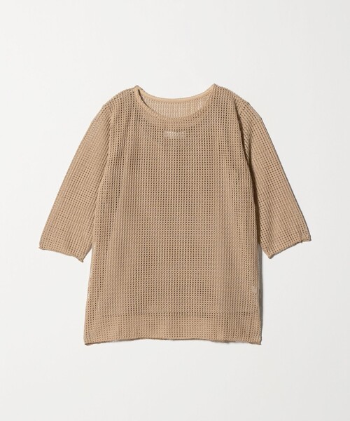 A DAY IN THE LIFE UNITED ARROWS（アデイインザライフユナイテッドアローズ）の「メッシュプルオーバー＋タンクトップ ＜A DAY IN THE LIFE＞（Tシャツ/カットソー・レディース・オフホワイト/ブラック/ベージュ・FREE）」の3枚目の写真
