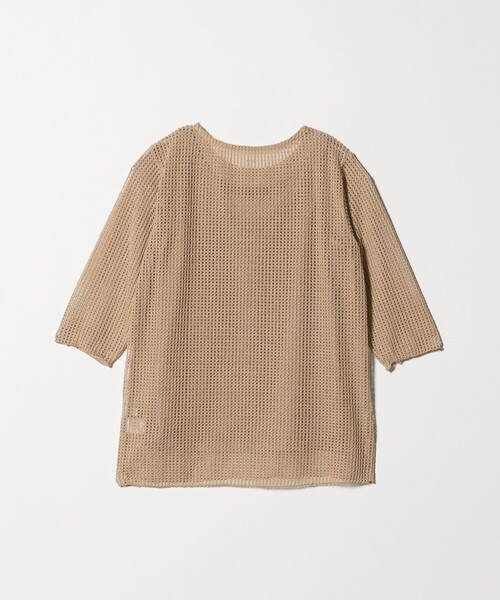 A DAY IN THE LIFE UNITED ARROWS（アデイインザライフユナイテッドアローズ）の「メッシュプルオーバー＋タンクトップ ＜A DAY IN THE LIFE＞（Tシャツ/カットソー・レディース・オフホワイト/ブラック/ベージュ・FREE）」の4枚目の写真