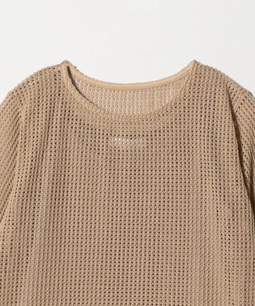 A DAY IN THE LIFE UNITED ARROWS（アデイインザライフユナイテッドアローズ）の「メッシュプルオーバー＋タンクトップ ＜A DAY IN THE LIFE＞（Tシャツ/カットソー・レディース・オフホワイト/ブラック/ベージュ・FREE）」の5枚目の写真