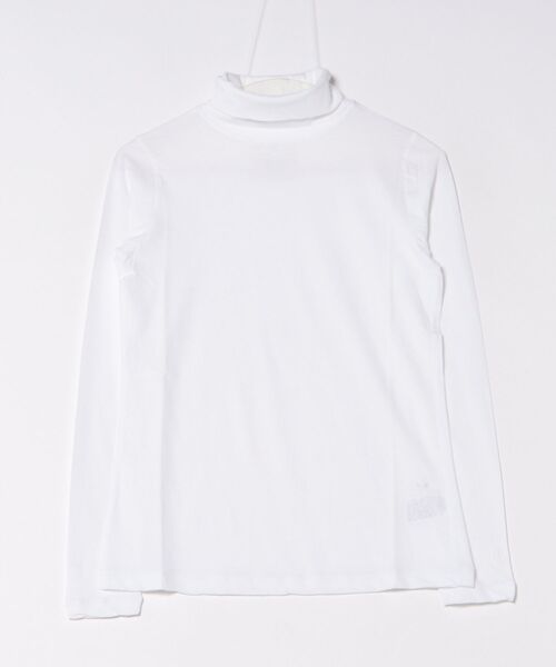 H.A.K(ハク)の「ウルティマコットン強撚天竺タートルカットソー(Tシャツ/カットソー・レディース・チャコール/ブラック/グレー/ホワイト・FREE)」の2枚目の写真