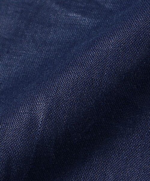BEAMS F（ビームスエフ）の「CORDINGS / リネン ショートスリーブ シャツ（シャツ/ブラウス・メンズ・ネイビー/グレー・16/15 /14.5/15.5）」の14枚目の写真