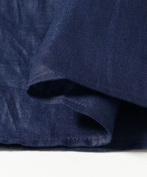 BEAMS F（ビームスエフ）の「CORDINGS / リネン ショートスリーブ シャツ（シャツ/ブラウス・メンズ・ネイビー/グレー・16/15 /14.5/15.5）」の15枚目の写真