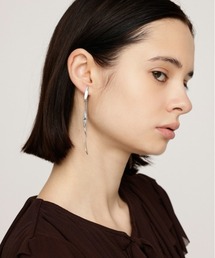 SLY | DANGLE LEAVES P/EARRINGS ダングル リーブズ ピアス(ピアス（両耳用）)