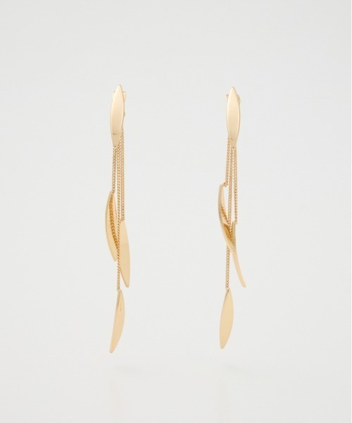 SLY（スライ）の「DANGLE LEAVES P/EARRINGS ダングル リーブズ ピアス（ピアス（両耳用）・レディース・シルバー/ゴールド・FREE）」の8枚目の写真