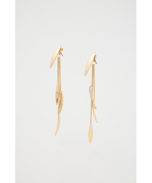 SLY（スライ）の「DANGLE LEAVES P/EARRINGS ダングル リーブズ ピアス（ピアス（両耳用）・レディース・シルバー/ゴールド・FREE）」の9枚目の写真