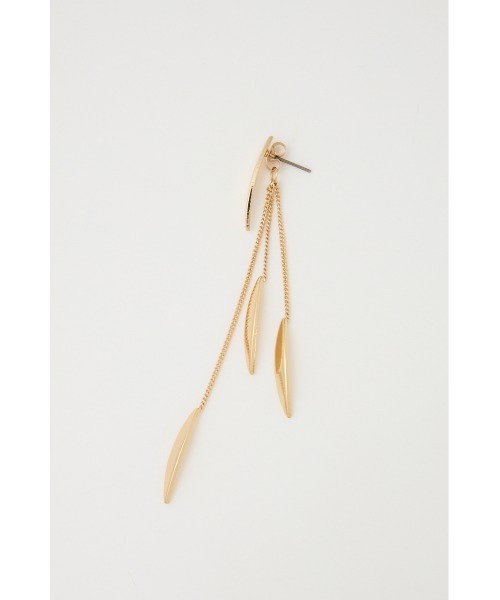 SLY（スライ）の「DANGLE LEAVES P/EARRINGS ダングル リーブズ ピアス（ピアス（両耳用）・レディース・シルバー/ゴールド・FREE）」の10枚目の写真