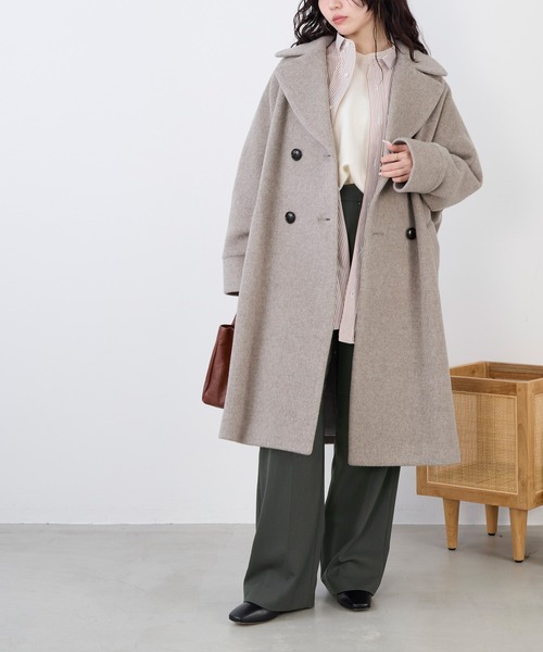 TICCA（ティッカ）の「【TICCA】テントコート（その他アウター・レディース・ダークネイビー/ベージュ・FREE）」の2枚目の写真