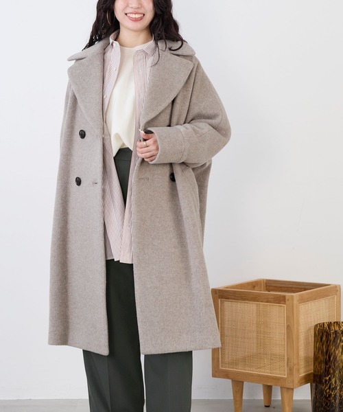 TICCA（ティッカ）の「【TICCA】テントコート（その他アウター・レディース・ダークネイビー/ベージュ・FREE）」の3枚目の写真