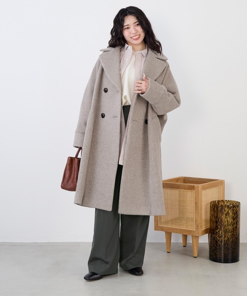 TICCA（ティッカ）の「【TICCA】テントコート（その他アウター・レディース・ダークネイビー/ベージュ・FREE）」の4枚目の写真