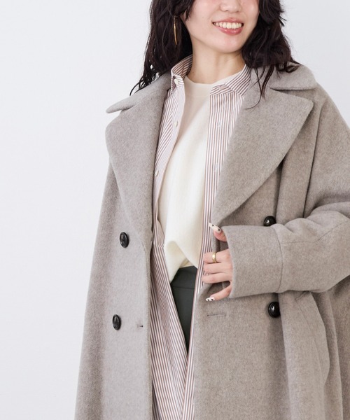 TICCA（ティッカ）の「【TICCA】テントコート（その他アウター・レディース・ダークネイビー/ベージュ・FREE）」の5枚目の写真